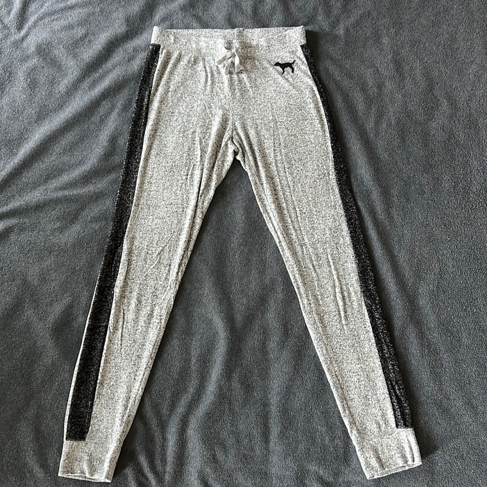pink gray lounge pants
